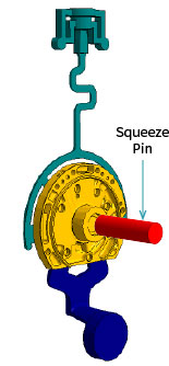 Squeeze Pin