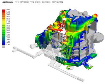 製品名 : TRANSAXLE CASE 鋳物 : ADC12 (JIS)